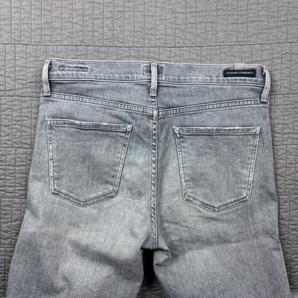 Citizens of Humanity Harlow Ankle High Rise Slim Jeans Grey Women 29 Denim - Picture 6 of 15